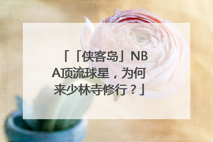 「侠客岛」NBA顶流球星，为何来少林寺修行？