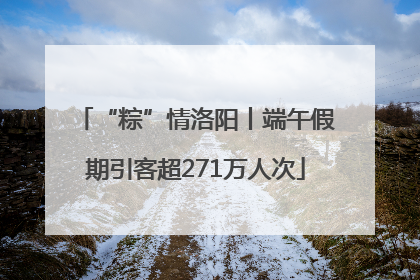 “粽”情洛阳丨端午假期引客超271万人次