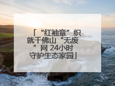 “红袖章”织就千佛山“无废”网 24小时守护生态家园