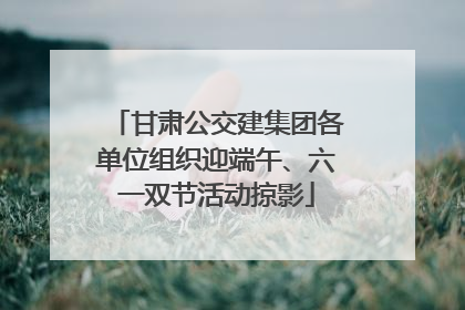 甘肃公交建集团各单位组织迎端午、六一双节活动掠影