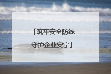 筑牢安全防线 守护企业安宁