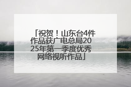 祝贺！山东台4件作品获广电总局2025年第一季度优秀网络视听作品