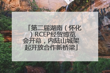 第二届湖南（怀化）RCEP经贸博览会开幕，内陆山城架起开放合作新桥梁