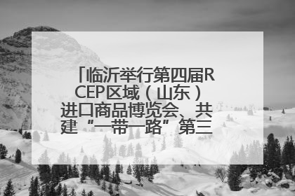 临沂举行第四届RCEP区域（山东）进口商品博览会、共建“一带一路”第三届临沂商城国际采购商大会新闻发布会