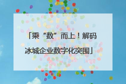 乘“数”而上！解码冰城企业数字化突围