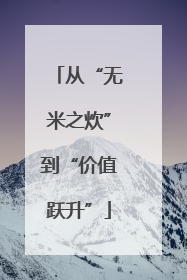 从“无米之炊”到“价值跃升”