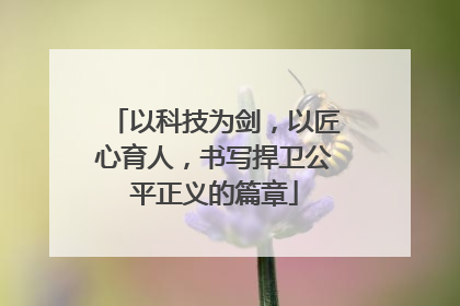以科技为剑，以匠心育人，书写捍卫公平正义的篇章