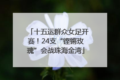 十五运群众女足开赛！24支“铿锵玫瑰”会战珠海金湾
