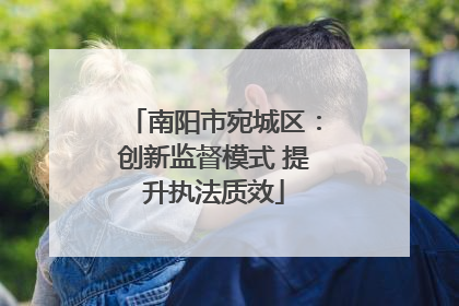 南阳市宛城区：创新监督模式 提升执法质效