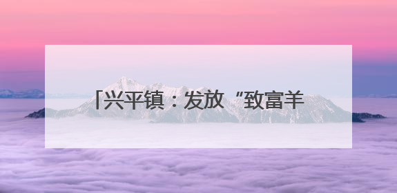 兴平镇：发放“致富羊”助力乡村振兴启新程