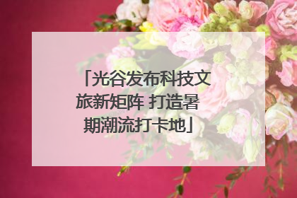 光谷发布科技文旅新矩阵 打造暑期潮流打卡地