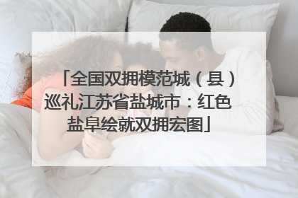 全国双拥模范城（县）巡礼江苏省盐城市：红色盐阜绘就双拥宏图
