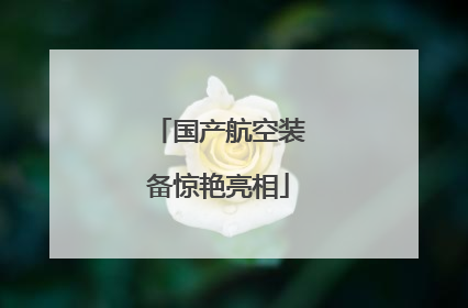 国产航空装备惊艳亮相