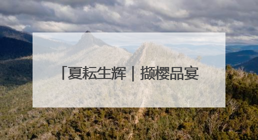 夏耘生辉｜撷樱品宴纳凉 夏趣十三陵