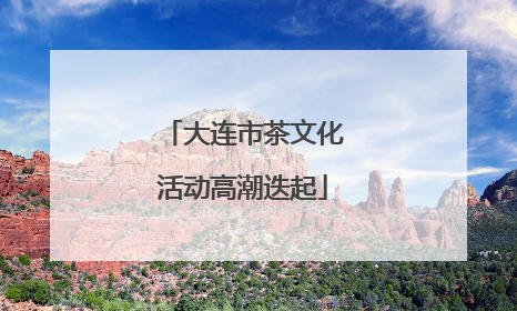 大连市茶文化活动高潮迭起