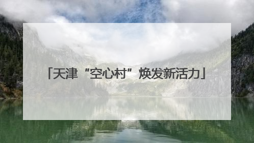 天津“空心村”焕发新活力