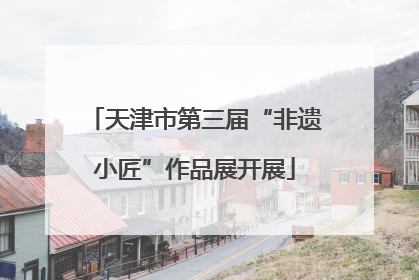 天津市第三届“非遗小匠”作品展开展