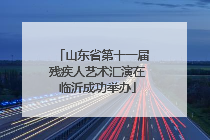 山东省第十一届残疾人艺术汇演在临沂成功举办