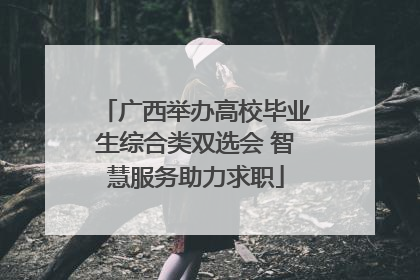 广西举办高校毕业生综合类双选会 智慧服务助力求职