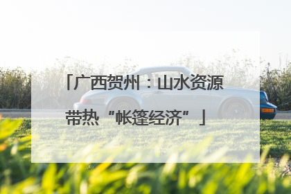 广西贺州：山水资源带热“帐篷经济”
