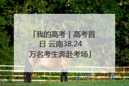 我的高考｜高考首日 云南38.24万名考生奔赴考场