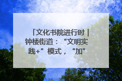 文化书院进行时｜钟楼街道：“文明实践+”模式，“加”出百姓幸福感