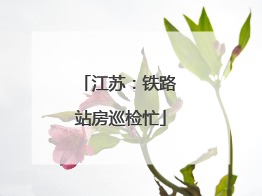 江苏：铁路站房巡检忙