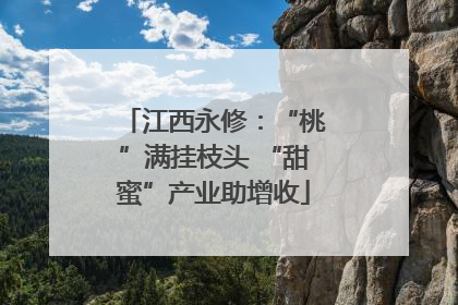 江西永修：“桃”满挂枝头 “甜蜜”产业助增收