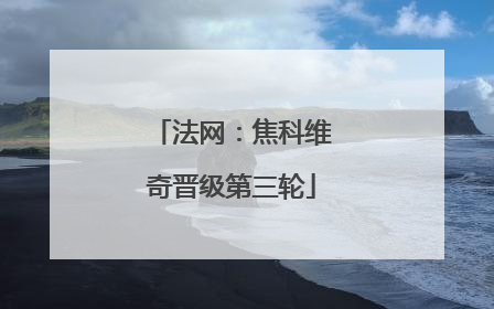 法网:焦科维奇晋级第三轮