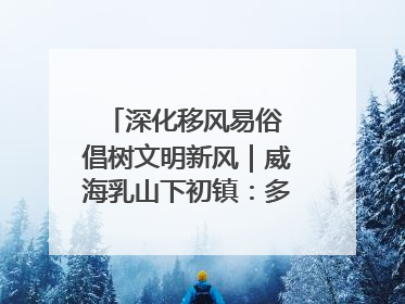 深化移风易俗 倡树文明新风｜威海乳山下初镇：多形式推进移风易俗 共筑文明和谐新风尚