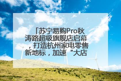 苏宁易购Pro秋涛路超级旗舰店启幕，打造杭州家电零售新地标，加速“大店攻略”全省布局