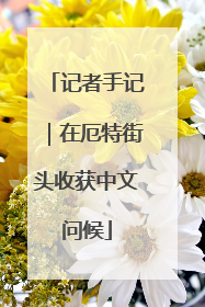 记者手记｜在厄特街头收获中文问候