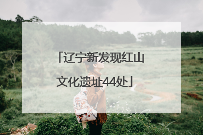 辽宁新发现红山文化遗址44处