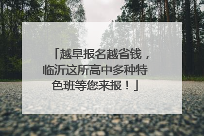 越早报名越省钱，临沂这所高中多种特色班等您来报！