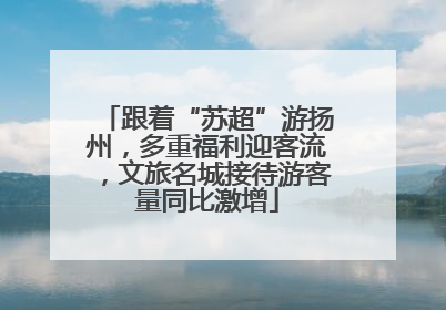 跟着“苏超”游扬州，多重福利迎客流，文旅名城接待游客量同比激增