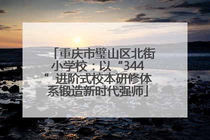 重庆市璧山区北街小学校：以“344”进阶式校本研修体系锻造新时代强师