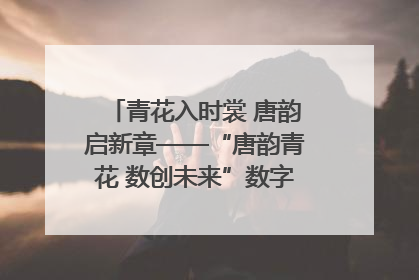 青花入时裳 唐韵启新章——“唐韵青花 数创未来”数字文创设计大赛启幕