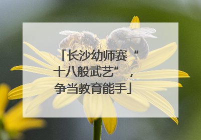 长沙幼师赛“十八般武艺”，争当教育能手