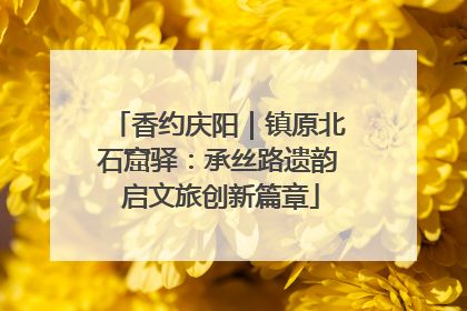 香约庆阳｜镇原北石窟驿：承丝路遗韵 启文旅创新篇章