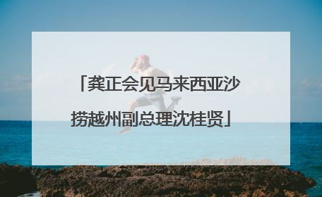 龚正会见马来西亚沙捞越州副总理沈桂贤