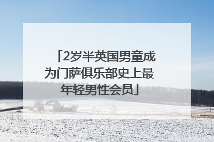 2岁半英国男童成为门萨俱乐部史上最年轻男性会员